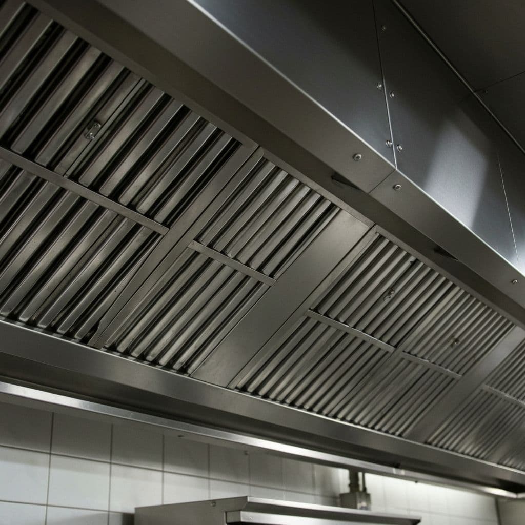 After cleaning: commercial kitchen grease filters in Parkersburg, WV with grease removed