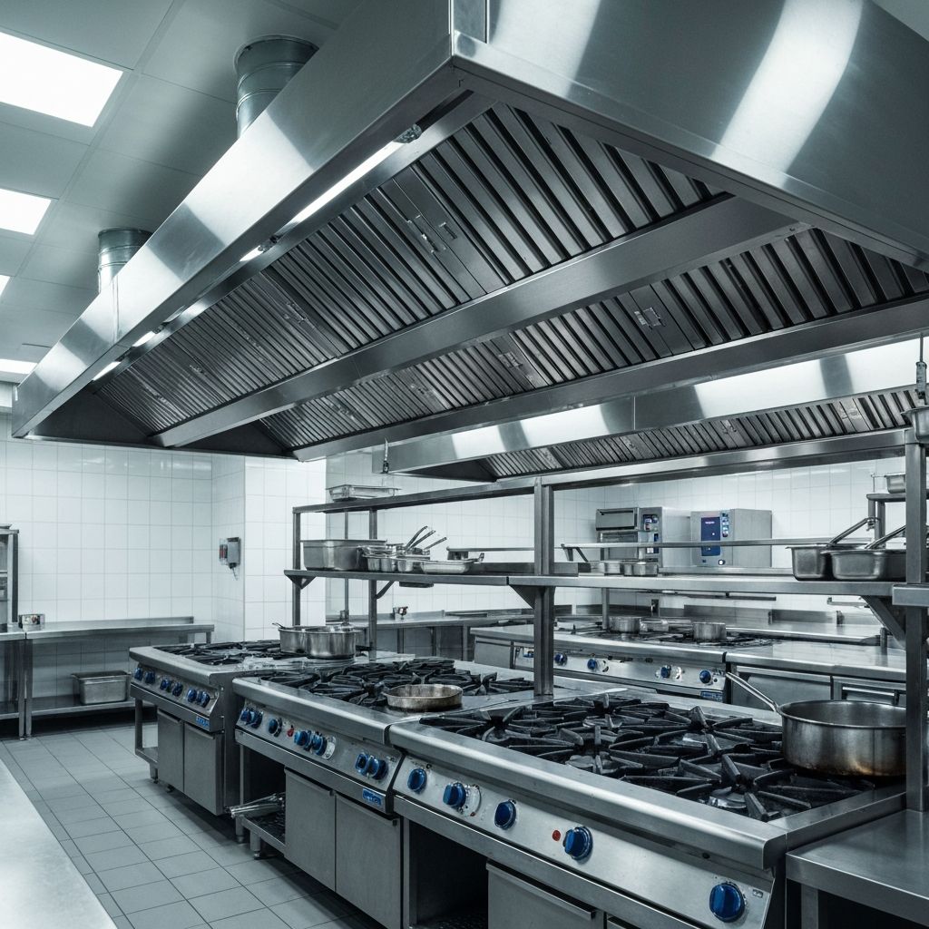 Professional commercial kitchen